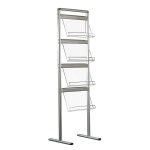 Akrilik 4 Raflı Broşür Stand